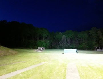 sport spotlights installed