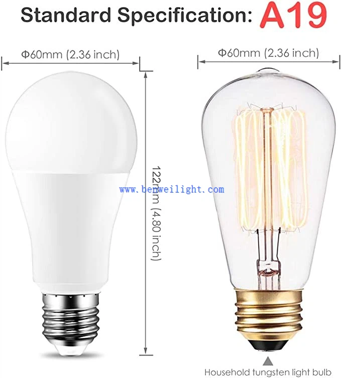 لمبة E26 متوسطة الحجم A19
