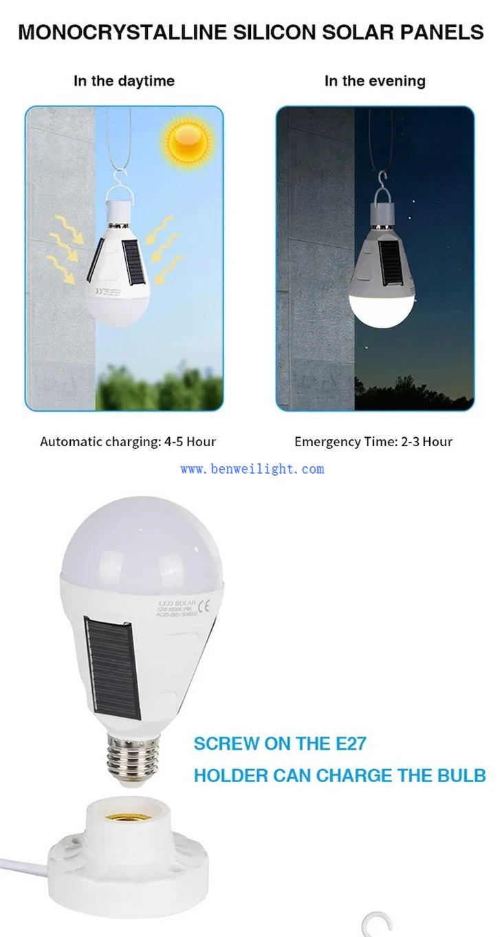 solar battery light bulb 6