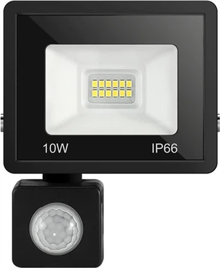 10 وات-200W مصباح كشاف بمستشعر حركة PIR ساطع