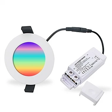 WIFI / RGB 10W CCT الأبيض LED النازل