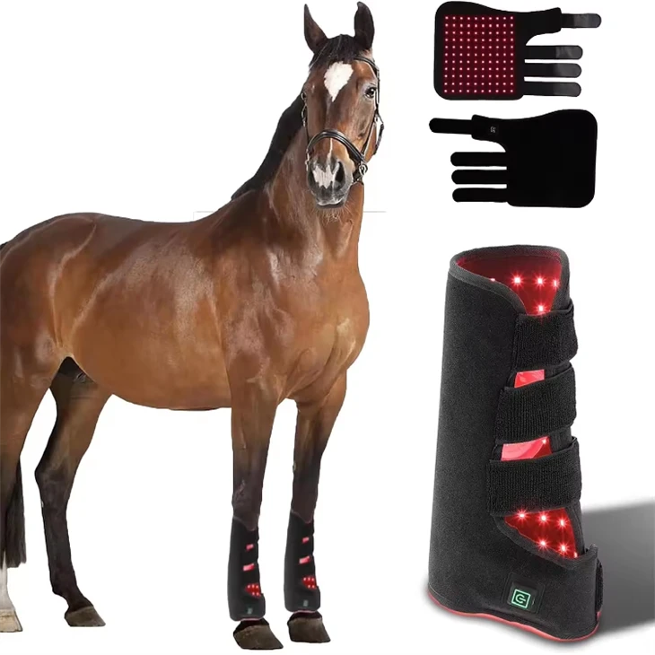 660nm 850nm LED Red Light Therapy Horse Leg Wraps, Battery Operated best