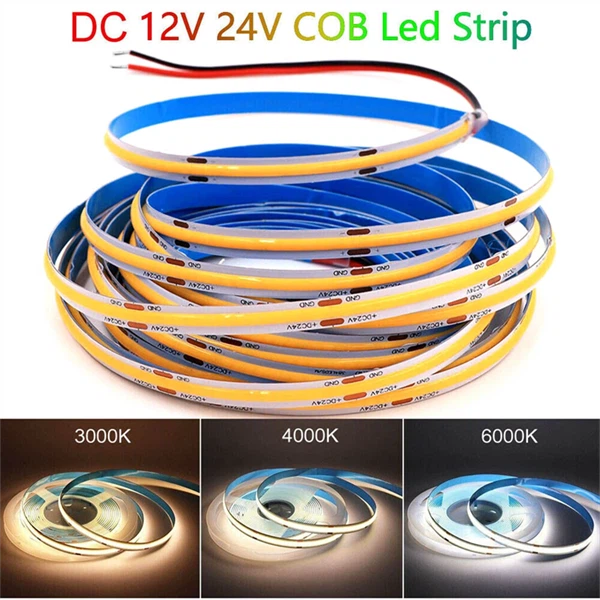 5/10m COB LED أضواء الشريط للمنزل في الأماكن المغلقة
