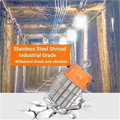 مصباح عمل مؤقت HID LED 100 وات - 5000K - 12,000 لومن - 120V