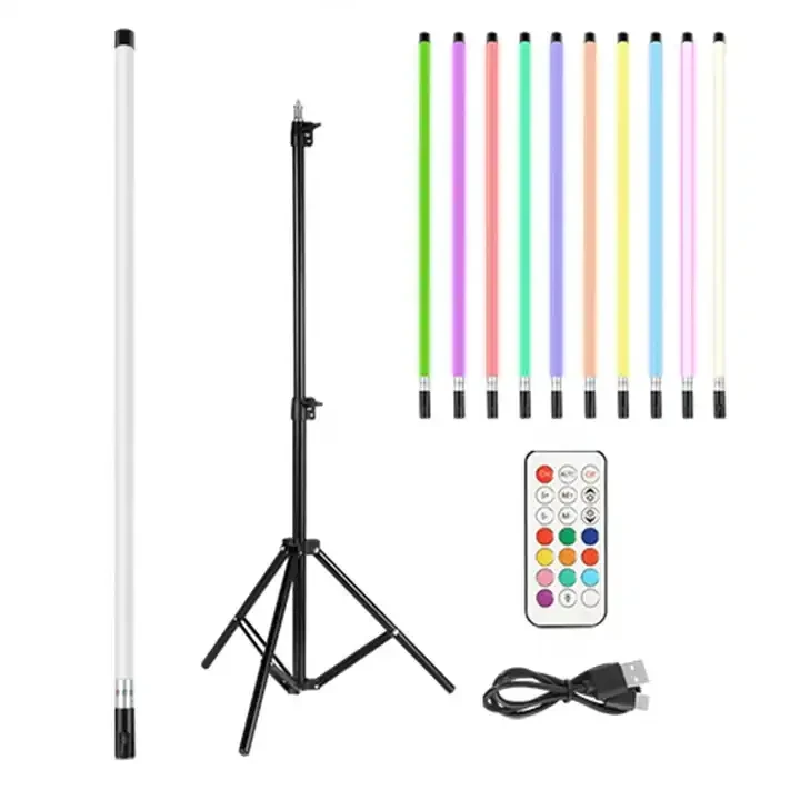 18W 120CM RGB بقيادة أضواء الأنبوبة