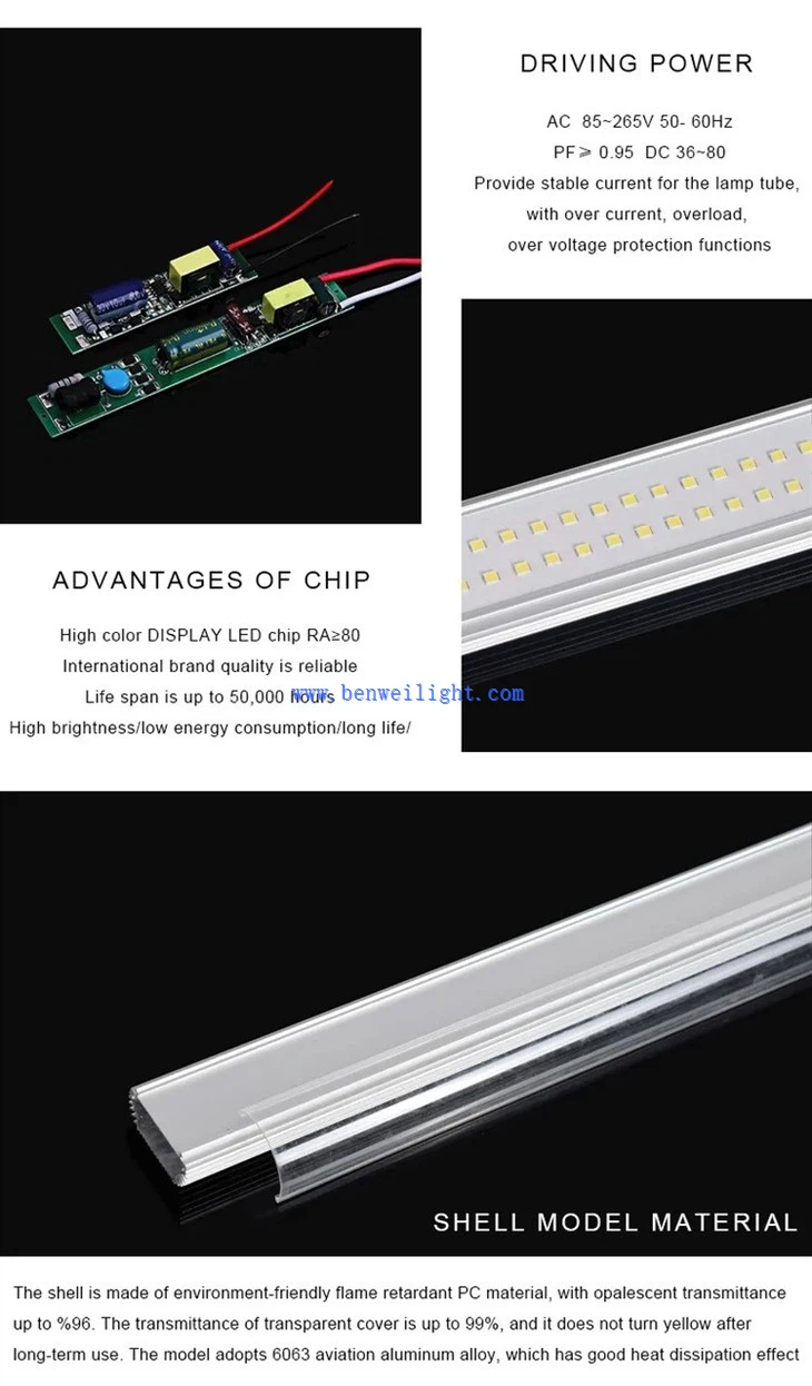 2G11 4 Pin Base LED Tube Light 18W detail