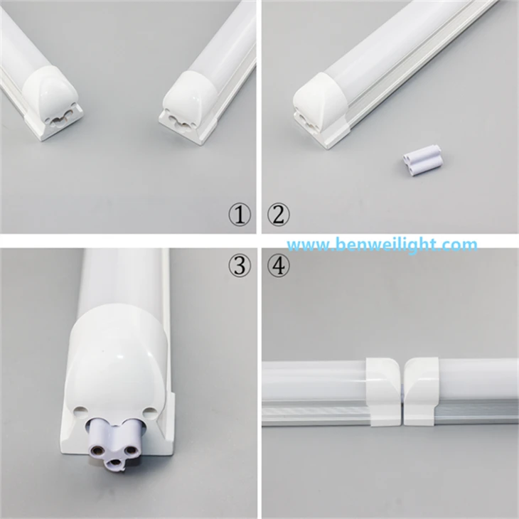 85-265V T5 Integrated LED Tube Light-Clear Cover factory