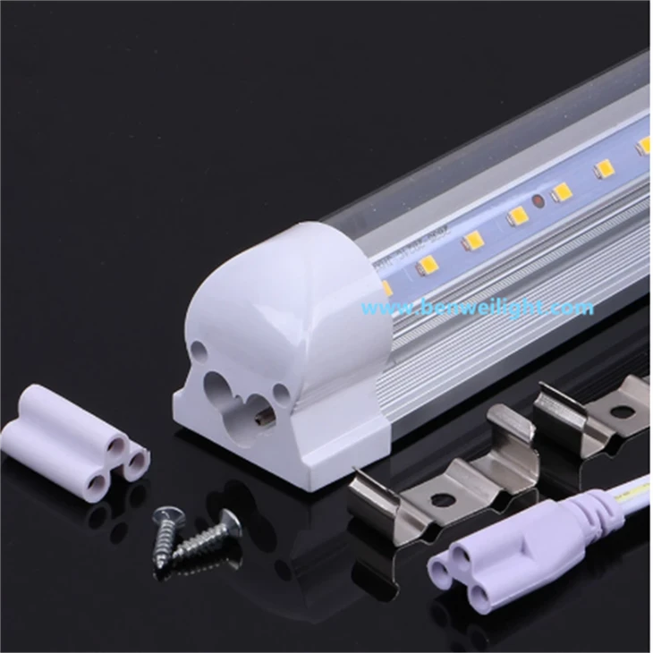 85-265V T5 مصباح أنبوبي LED مدمج - غطاء شفاف