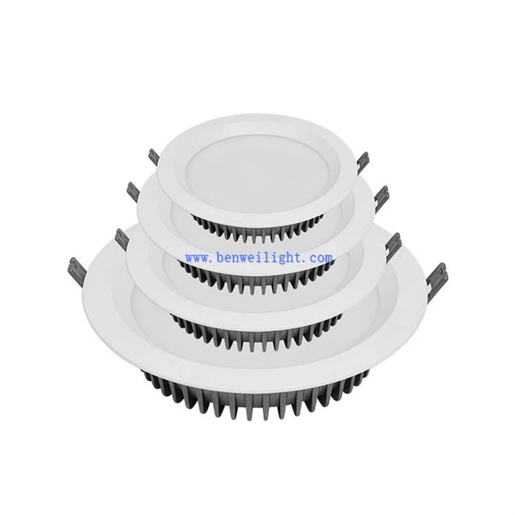 Round Recessed 24W  Led Non Dim Downlight