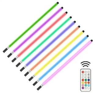 عصا إضاءة فيديو LED RGB بزاوية 360 درجة للتصوير الفوتوغرافي