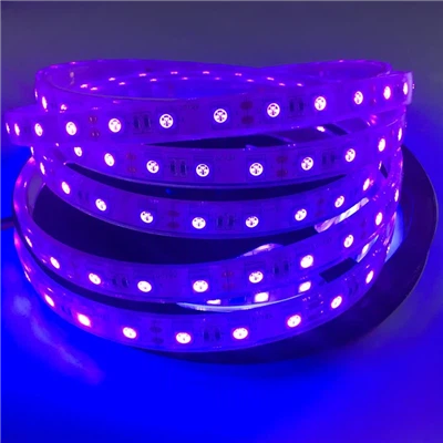 Ip 68 365nm Uv C Blacklight Led Strip Light 120 Leds/m 2835