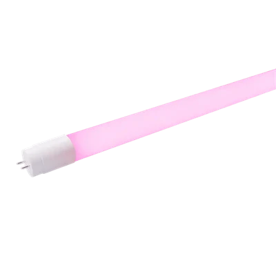 ضوء طعام اللحوم على شكل أنبوب T8 LED باللون الوردي