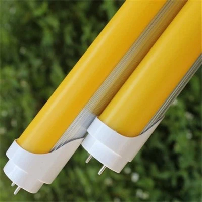 أنبوب ضوء أصفر مضاد للأشعة فوق البنفسجية T8 LED